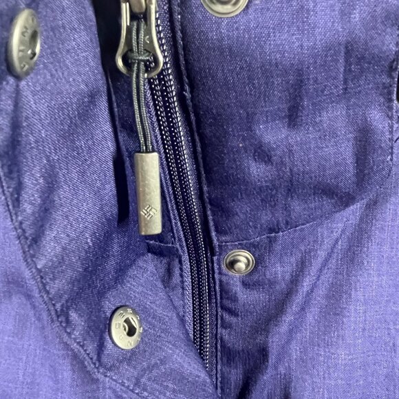 Columbia Jacket Womens Large Purple Full Zip Coat Lined Interchange Gorpcore - Picture 3 of 13